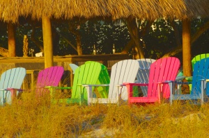 Coloured chairs